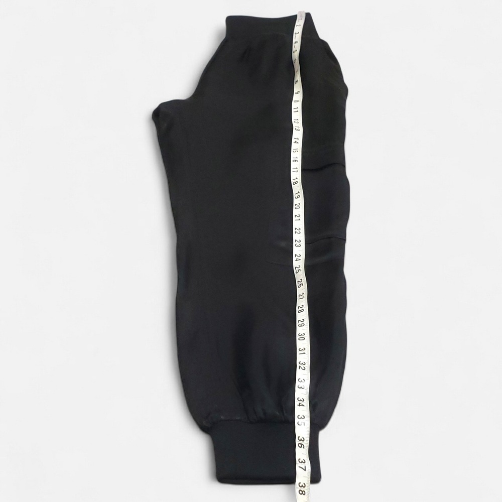 Cinq a Sept Giles Cargo Jogger Pants Black Cupro Womens Size Small - Picture 11 of 11